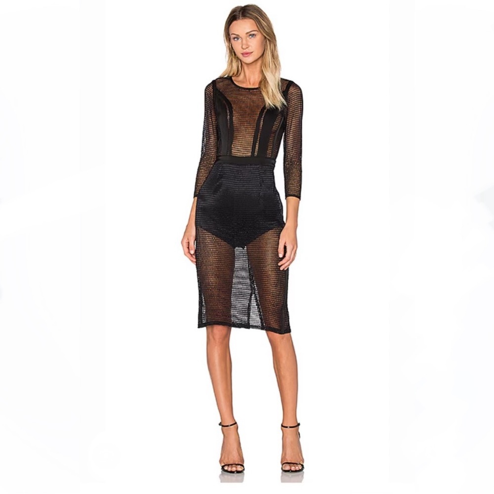 Mesh ‘Sabrina’ Dress by NBD